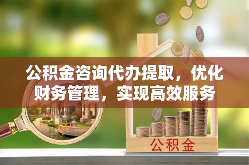 湘东公积金咨询代办提取，优化财务管理，实现高效服务