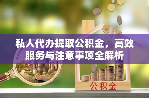 湘东私人代办提取公积金，高效服务与注意事项全解析