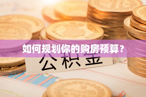 湘东如何规划你的购房预算？