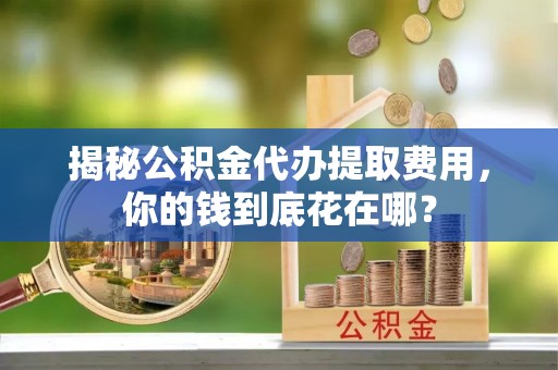 湘东揭秘公积金代办提取费用，你的钱到底花在哪？