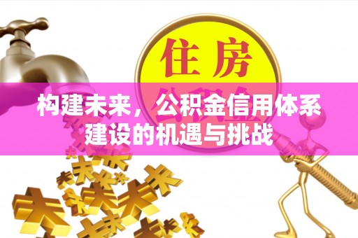 湘东构建未来，公积金信用体系建设的机遇与挑战