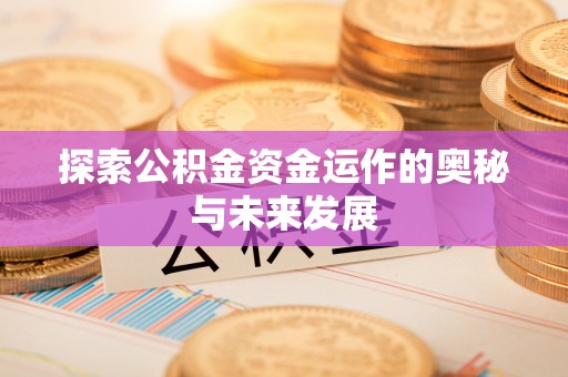 湘东探索公积金资金运作的奥秘与未来发展