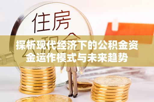 湘东探析现代经济下的公积金资金运作模式与未来趋势