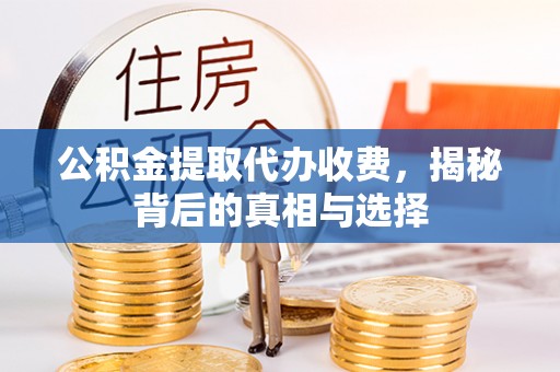 湘东公积金提取代办收费，揭秘背后的真相与选择